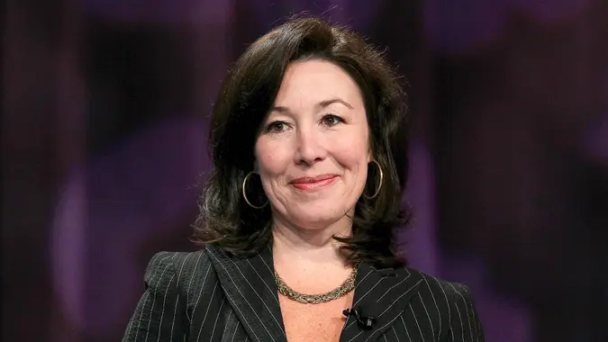 SAN FRANCISCO - MAY 11: Oracle president Safra Catz prepares to deliver a keynote address during the 21st Annual Professional Business Women of California conference May 11, 2010 in San Francisco, California.