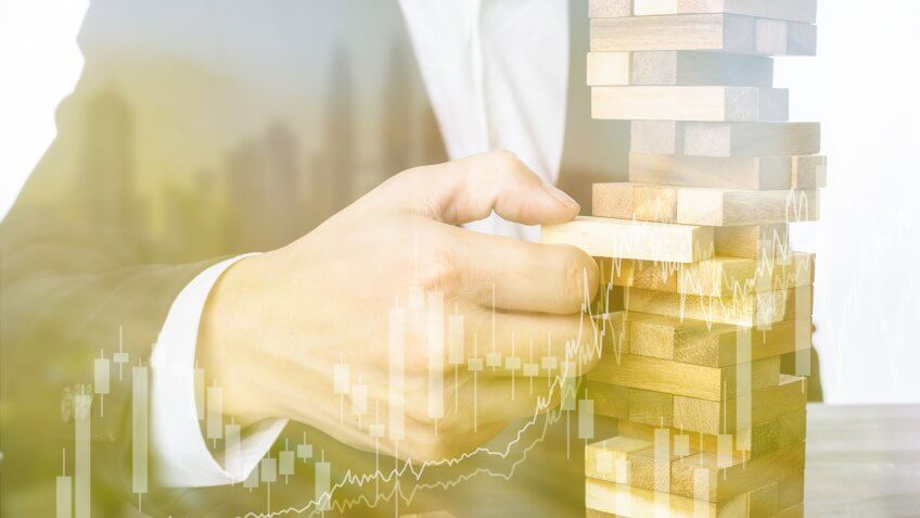 balance stocks jenga game.