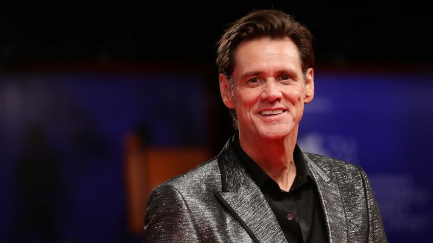 VENICE, ITALY - SEPTEMBER 05: Jim Carrey walks the red carpet ahead of the 'Jim & Andy: The Great Beyond - The Story of Jim Carrey & Andy Kaufman Featuring a Very Special, Contractually Obligated Mention of Tony Clifton' screening during the 74th Venice Film Festival at Sala Grande on September 5, 2017 in Venice, Italy.