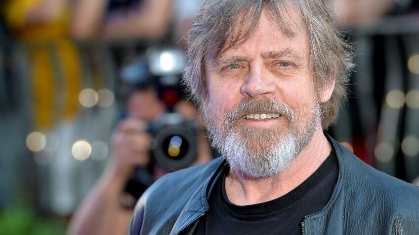 LONDON, ENGLAND - JULY 24: Mark Hamill attends the UK Premiere of "Guardians of the Galaxy" at Empire Leicester Square on July 24, 2014 in London, England.