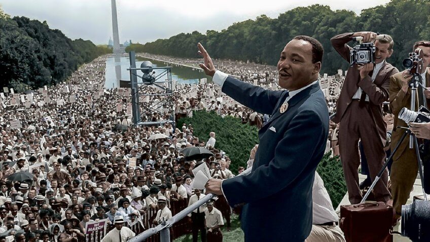 Martin Luther King Jr I Have a Dream Speech 08-28-1963 Lincoln Memorial (Wiki Commons).