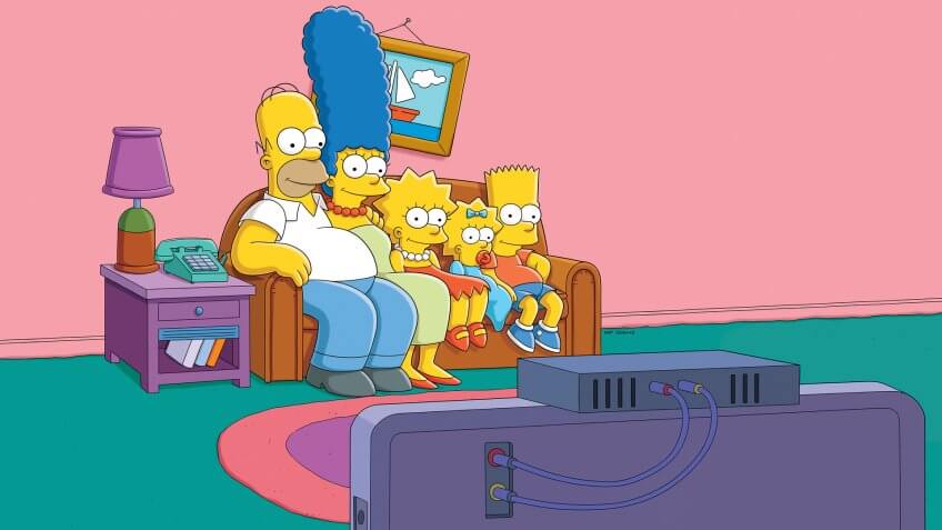 THE SIMPSONS: The Simpson Family.