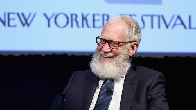 NEW YORK, NY - OCTOBER 07: Comedian and former talk show host David Letterman speaks onstage during The New Yorker Festival 2016 - David Letterman Talks With Susan Morrison at MasterCard Stage at SVA Theatre on October 7, 2016 in New York City.