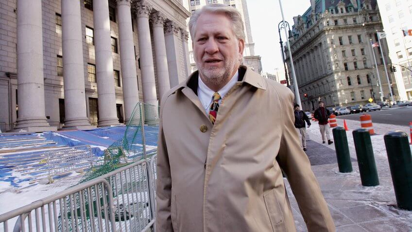 NEW YORK - MARCH 10: Bernard Ebbers former CEO of WorldCom enters Manhattan federal court March 10, 2005, in New York City.