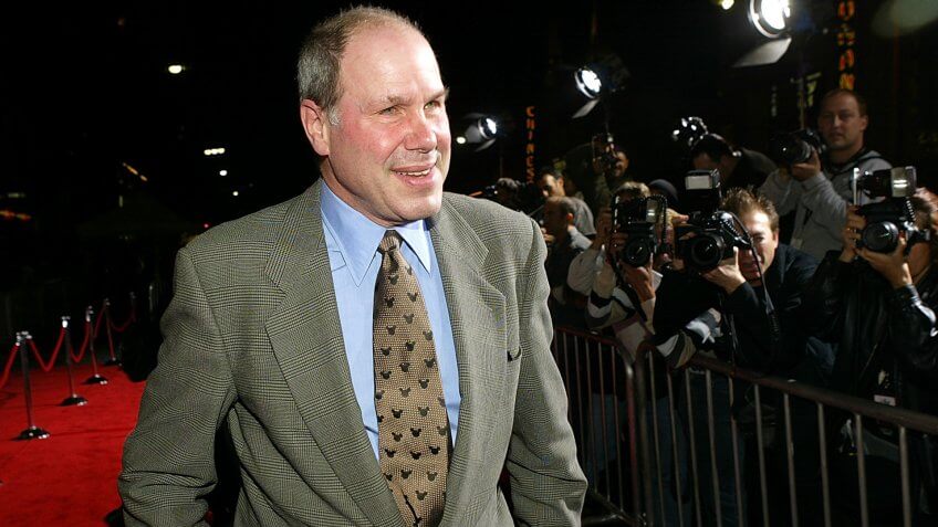 HOLLYWOOD - MARCH 12: Michael Eisner, CEO of the Walt Disney Company arrives for the world premiere of the movie 'Ladykillers' at the El Capitan Theatre March 12, 2004 in Hollywood, CA.