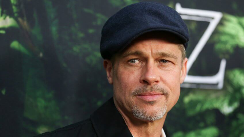HOLLYWOOD, CA - APRIL 05: Executive producer Brad Pitt attends the premiere of Amazon Studios' 'The Lost City Of Z' at ArcLight Hollywood on April 5, 2017 in Hollywood, California.