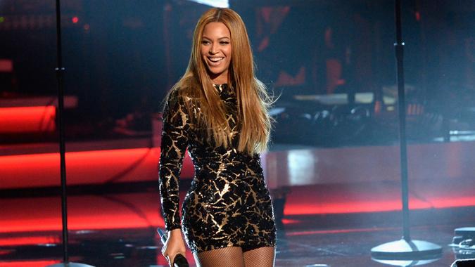 LOS ANGELES, CA - FEBRUARY 10: Recording artist Beyonce performs onstage during Stevie Wonder: Songs In The Key Of Life - An All-Star GRAMMY Salute at Nokia Theatre L.