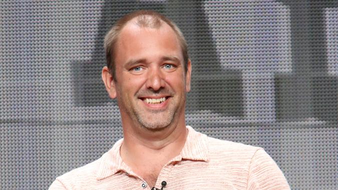 BEVERLY HILLS, CA - JULY 12: Writer/creator Trey Parker speaks onstage during the 'South Park' panel at Hulu's TCA Presentation at The Beverly Hilton Hotel on July 12, 2014 in Beverly Hills, California.