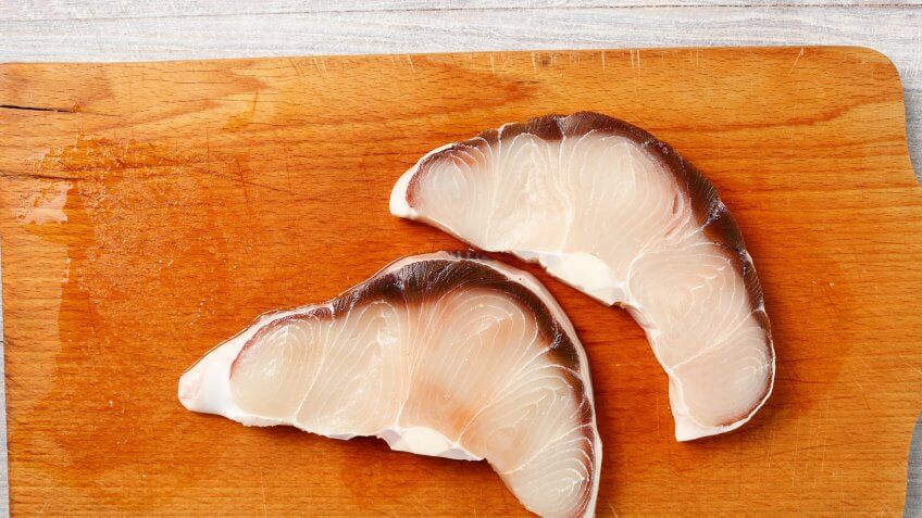 Blue Shark Cooking