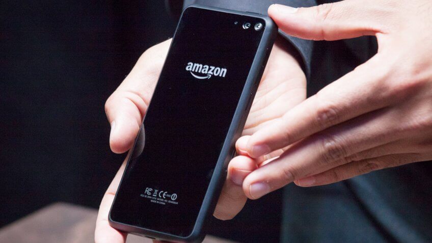 SEATTLE, WA - JUNE 18: The back of Amazon.