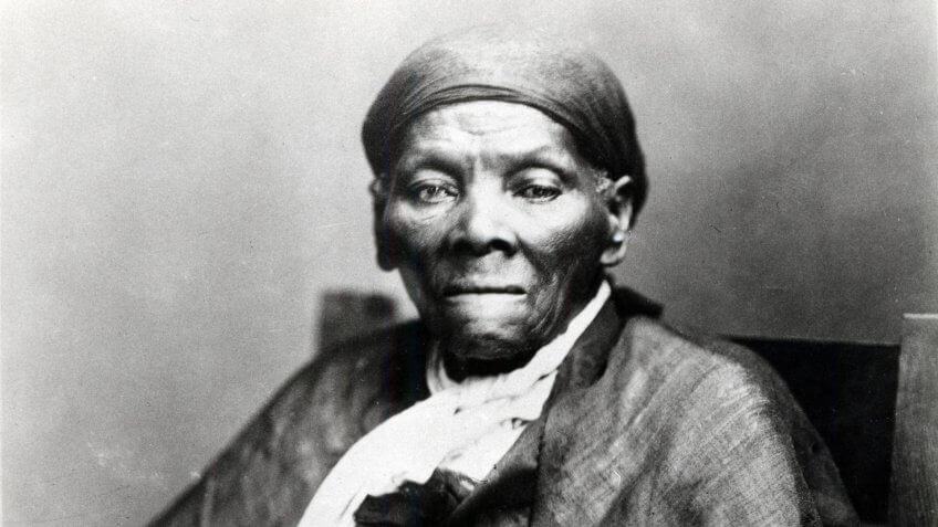 Portrait of abolitionist Harriet Tubman.
