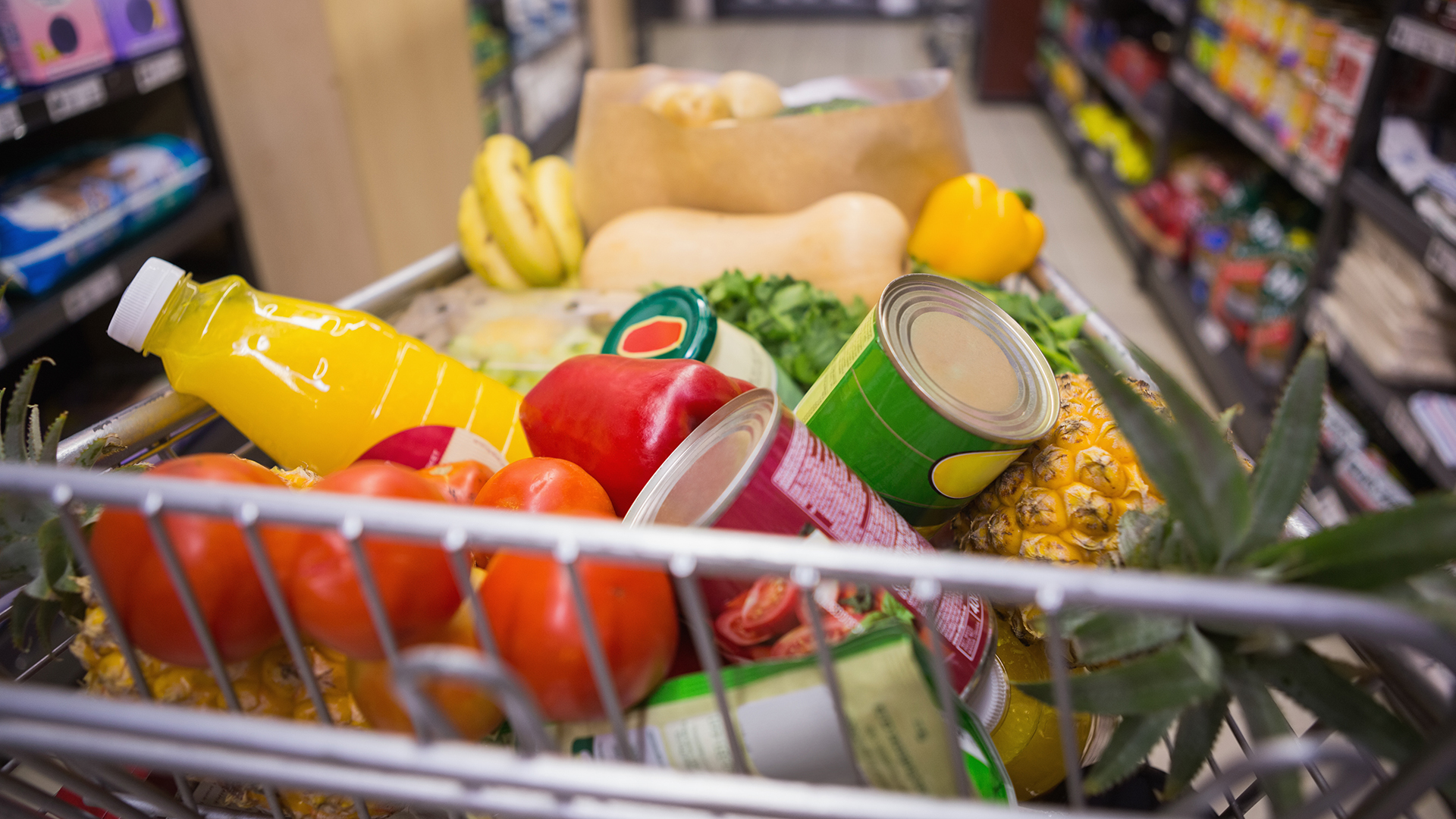 Cart With Groceries Wavebreakmedia Shutterstock 298039499 