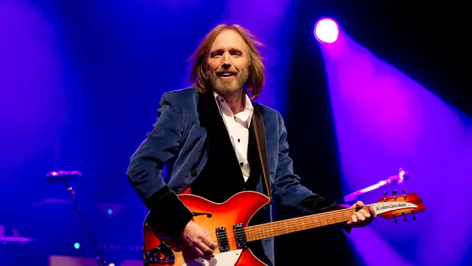 NEWPORT, UNITED KINGDOM - JUNE 22: Tom Petty of Tom Petty and the Heartbreakers performs on the main stage on day 2 of The Isle of Wight Festival at Seaclose Park on June 22, 2012 in Newport, Isle of Wight.