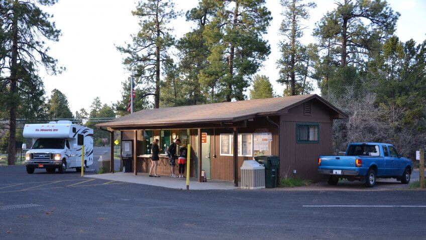 Mather Campground- No hook-ups- 30-foot trailer or RV maximumOpen year-round.