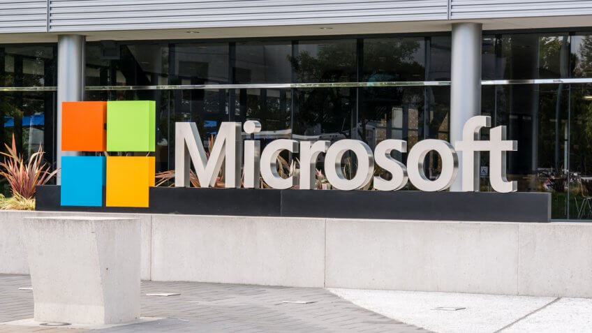 SILICON VALLEY, USA - SEPTEMBER 17: Microsoft building on September 17, 2015 in Silicon Valley, California, United States.