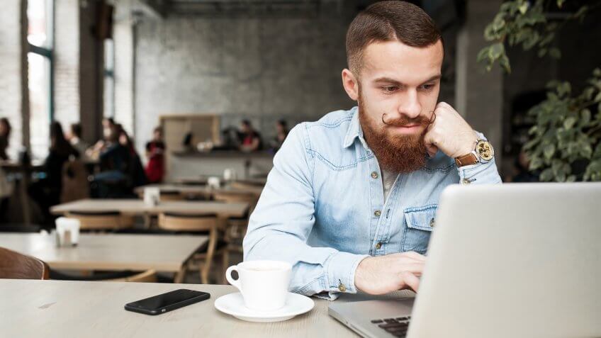 man on laptop