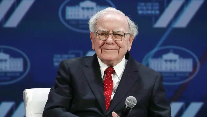 WASHINGTON, DC - JUNE 14:  Warren Buffet participates in a discussion during the White House Summit on the United State Of Women June 14, 2016 in Washington, DC.