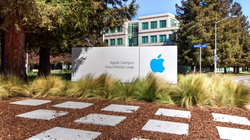 CUPERTINO, CA/USA - MARCH 16, 2014: Apple Headquarters in Silicon Valley.