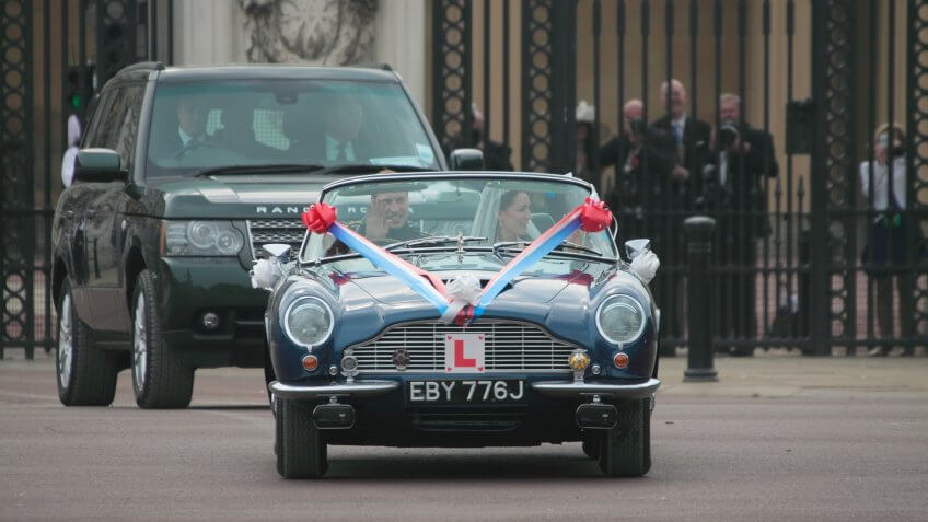 royal family driving car