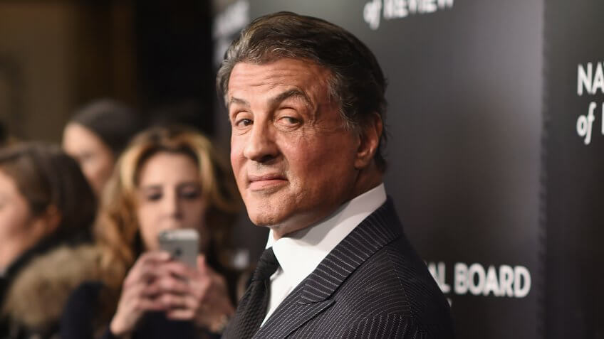 Actor Sylvester Stallone attends the 2015 National Board of Review Gala at Cipriani 42nd Street on January 5, 2016 in New York City.