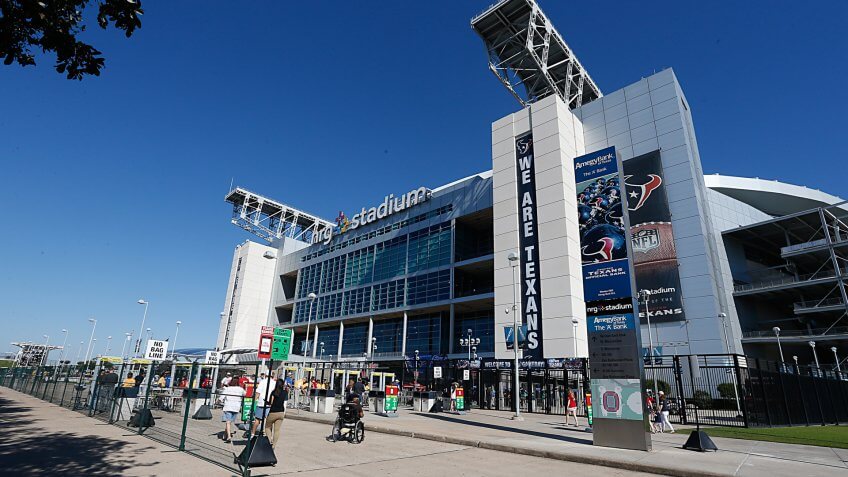 HOUSTON, TX - SEPTEMBER 13: A general view of the stadium before the Houston Texans play the Kansas City Chiefs in a NFL game on September 13, 2015 at NRG Stadium in Houston, Texas.