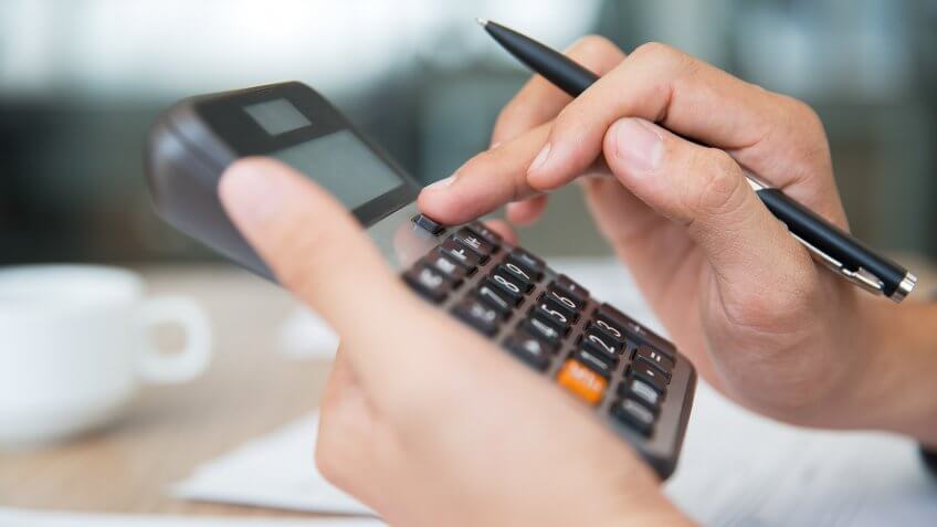 using a calculator