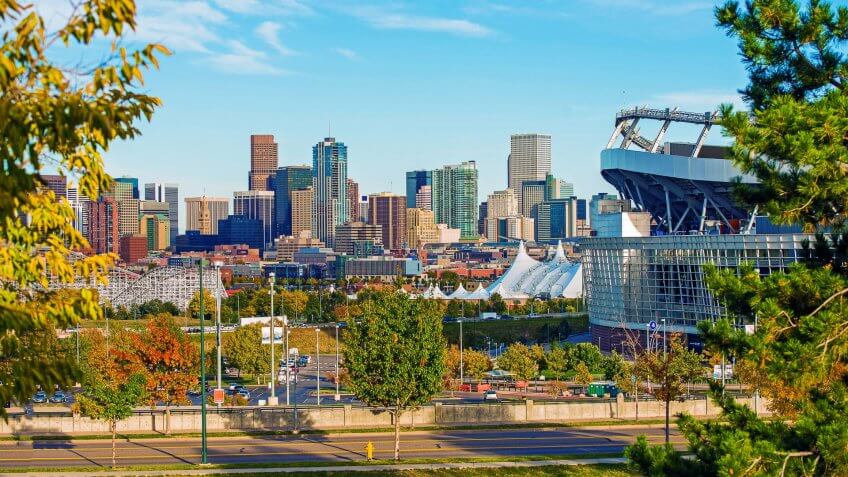 Denver Colorado skyline