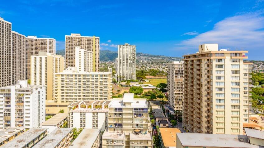11825, Apartments, BUILDING, Building-Type, Cities, Hawaii, Here's What an Average Apartment Costs in 50 US Cities, Honolulu, House, States, US, USA, america