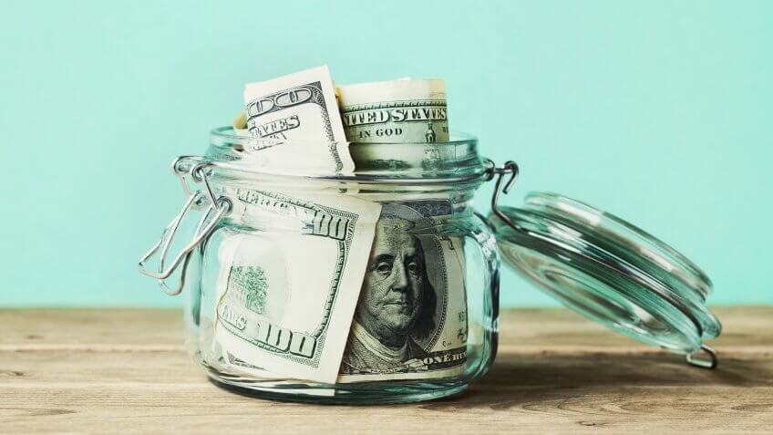 jar of cash
