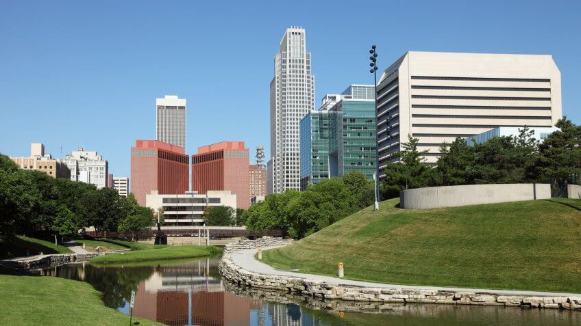 "Downtown Omaha, NebraskaMore Omaha images".