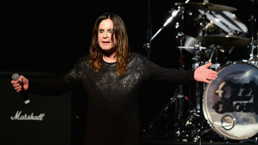 LOS ANGELES, CA - MAY 12: Musician Ozzy Osbourne performs onstage at the 10th annual MusiCares MAP Fund Benefit Concert at Club Nokia on May 12, 2014 in Los Angeles, California.