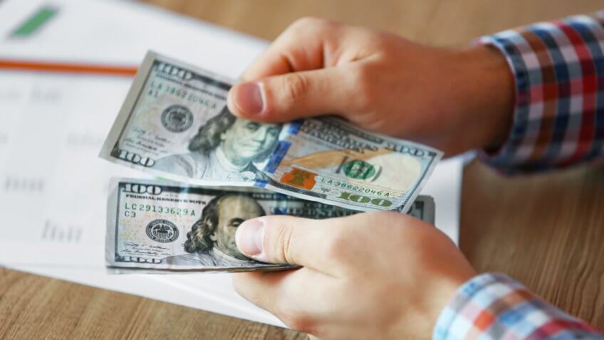 counting money