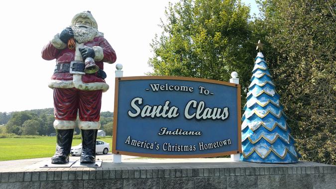 Santa Claus, Indiana.