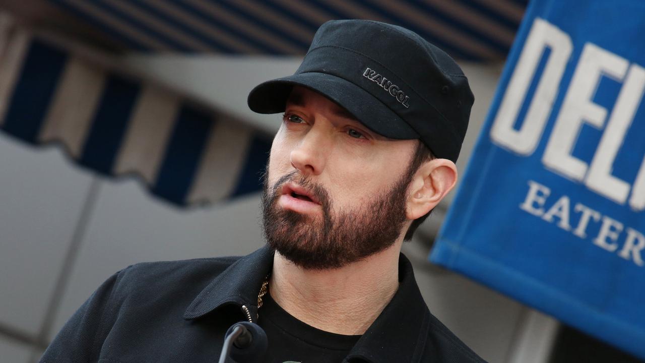 Mandatory Credit: Photo by Matt Baron/Shutterstock (10543976cv)Eminem50 Cent honored with a Star on the Hollywood Walk of Fame, Los Angeles, USA - 30 Jan 2020.