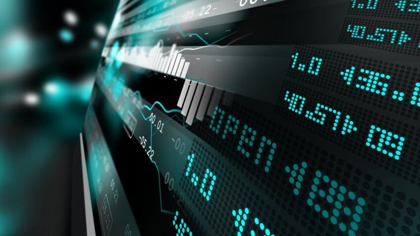 Data analyzing in stock market.
