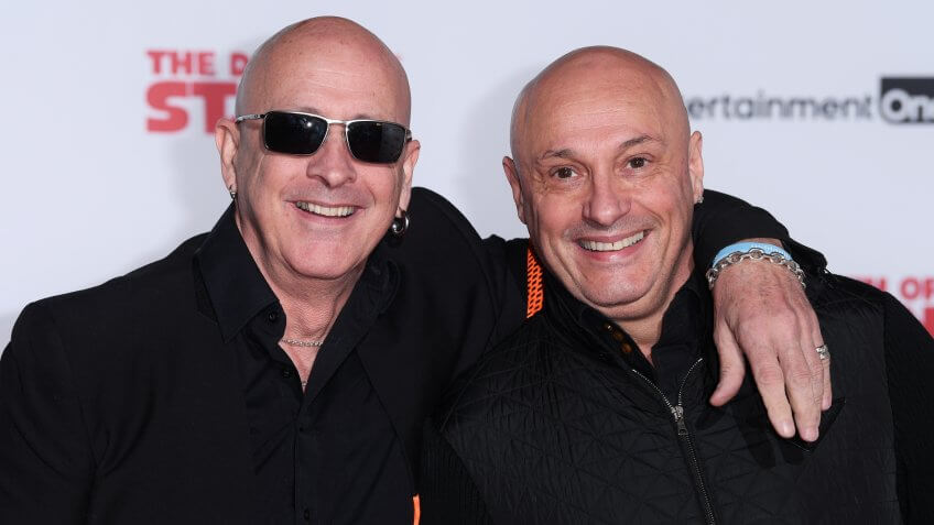 Mandatory Credit: Photo by David Fisher/REX/Shutterstock (9140036m)Right Said Fred'The Death of Stalin' film premiere, London, UK - 17 Oct 2017.