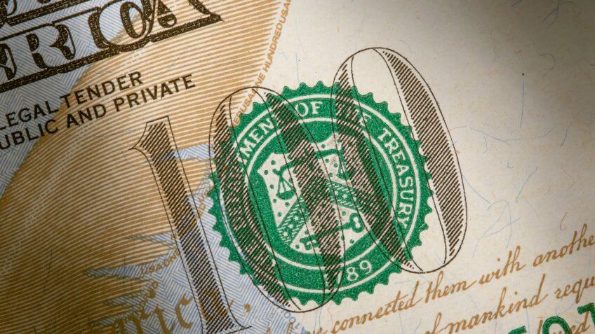 ONE HUNDRED DOLLAR BILL US
