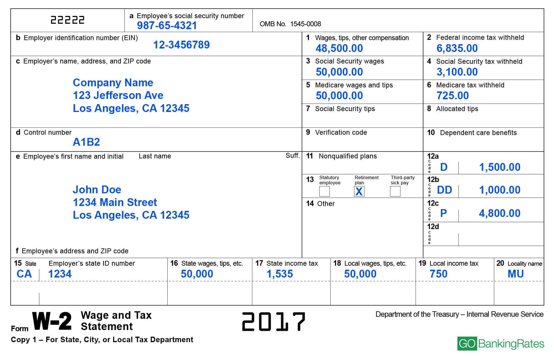 is adjusted gross income on w2