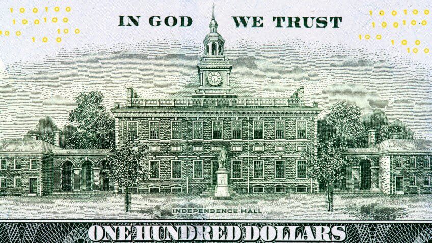 One Hundred American Dollar Bill