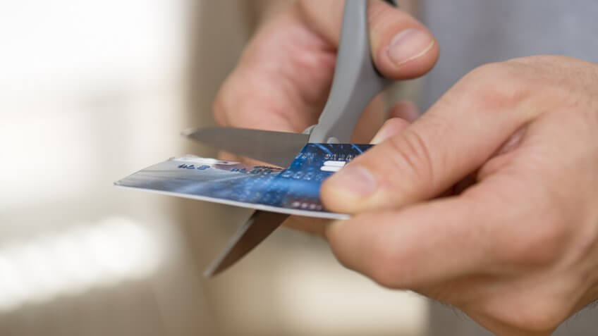 credit card cutting