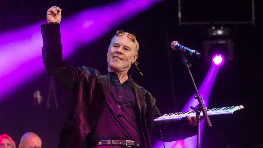 Mandatory Credit: Photo by RMV/REX/Shutterstock (5801742bs)British Electric Foundation - Thomas DolbyRewind Festival, Scone Palace, Perth, Scotland, UK - 24 Jul 2016.