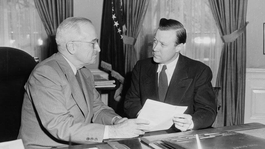 1952-President-Truman-Walter-Reuther