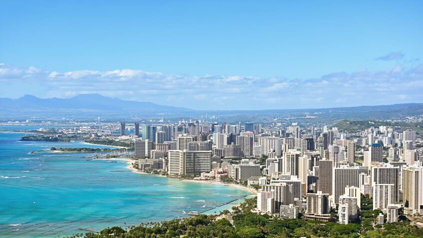 11716, Cities, Honolulu - Hawaii, Horizontal, US, USA, United States, america