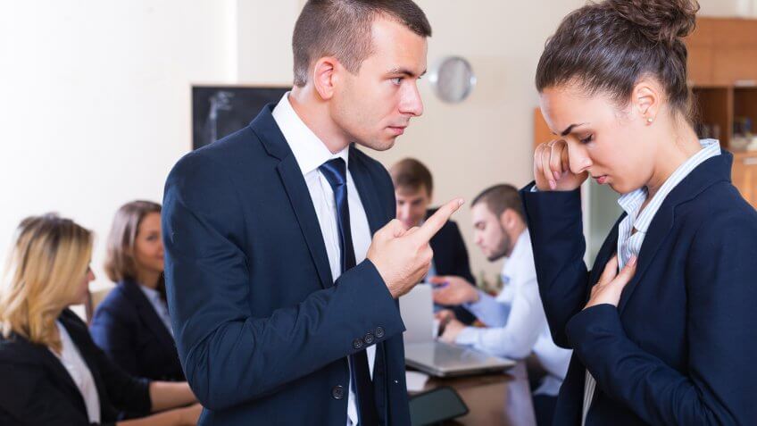 frustrated boss