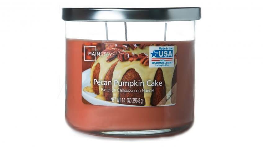 Pecan Pumpkin Cake Candle