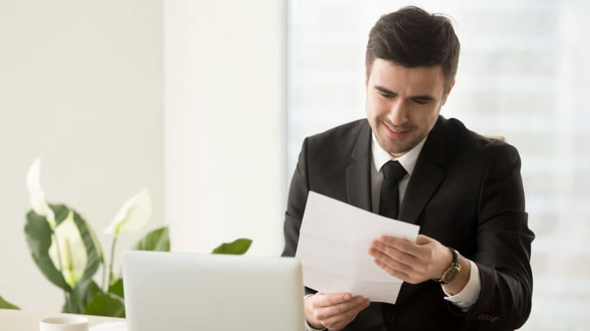 reading over resume