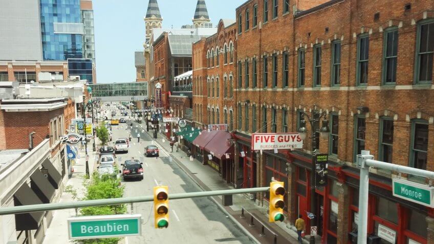 Greektown-Detroit, MI 2012 Greektown Historic District, also known as Greektown, is a historic neighborhood, commercial, and entertainment district in Detroit, Michigan, today remains distinctly Greek.