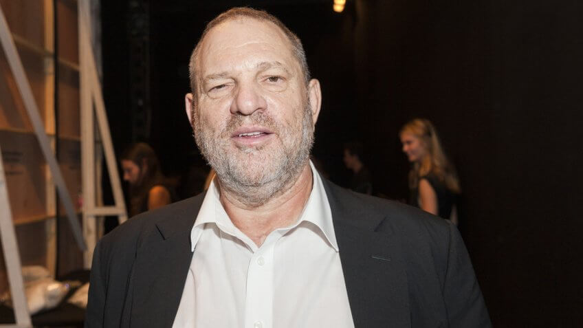 New York, NY USA - September 14, 2016: Harvey Weinstein attends Marchesa backstage by Georgia Champman, Keren Craig during New York Fashion week Spring/Summer 2017 at Skylight Moynihan Station.