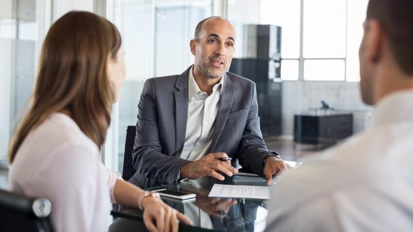 talking to a financial planner