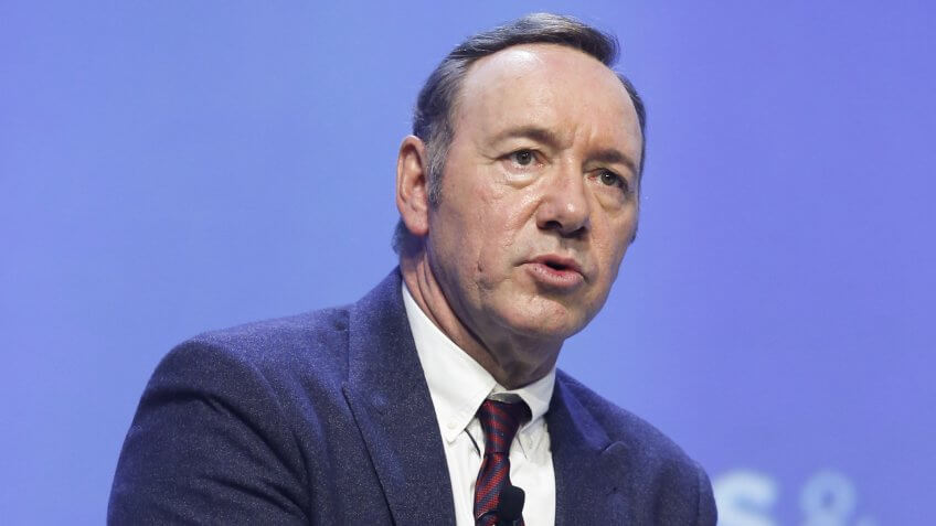 Munich, Bavaria/Germany - 25th September 2016: Kevin Spacey at the Startup fair Bits&Pretzels at the ICM Munich.